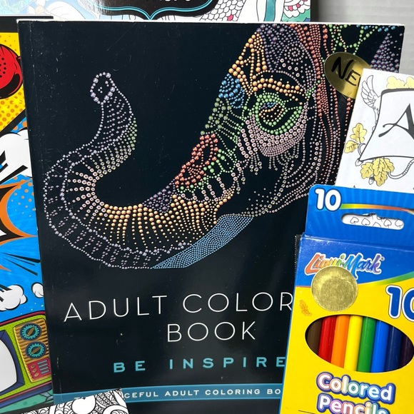 ADULT COLORING BOOK SET #6 - Picture 9 of 15